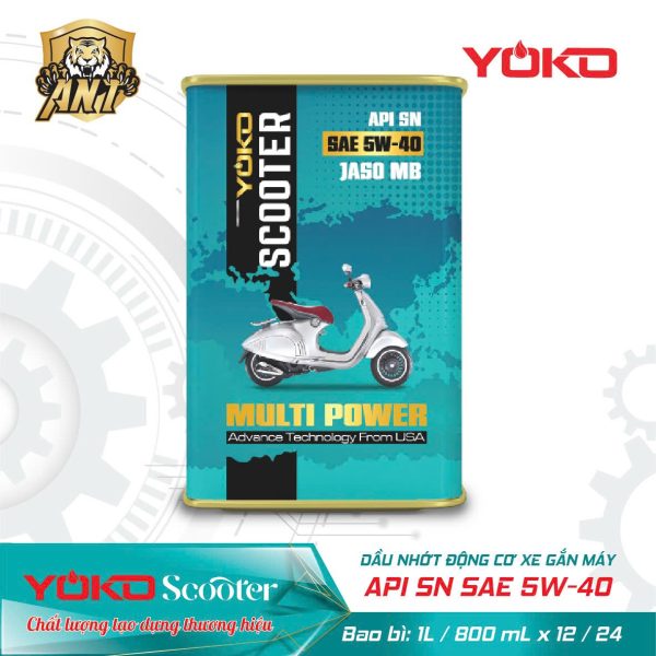 Dầu nhớt Yoko Scooter 5000