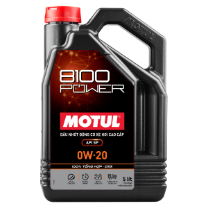 Nhớt động cơ Ô tô Motul 8100 POWER 0W20 5L