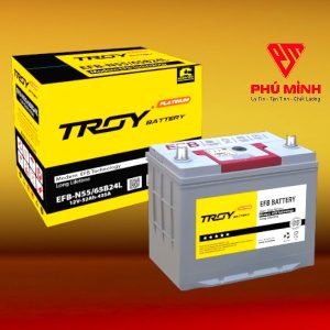 Ắc Quy TROY EFB N55-65B24L (52AH)
