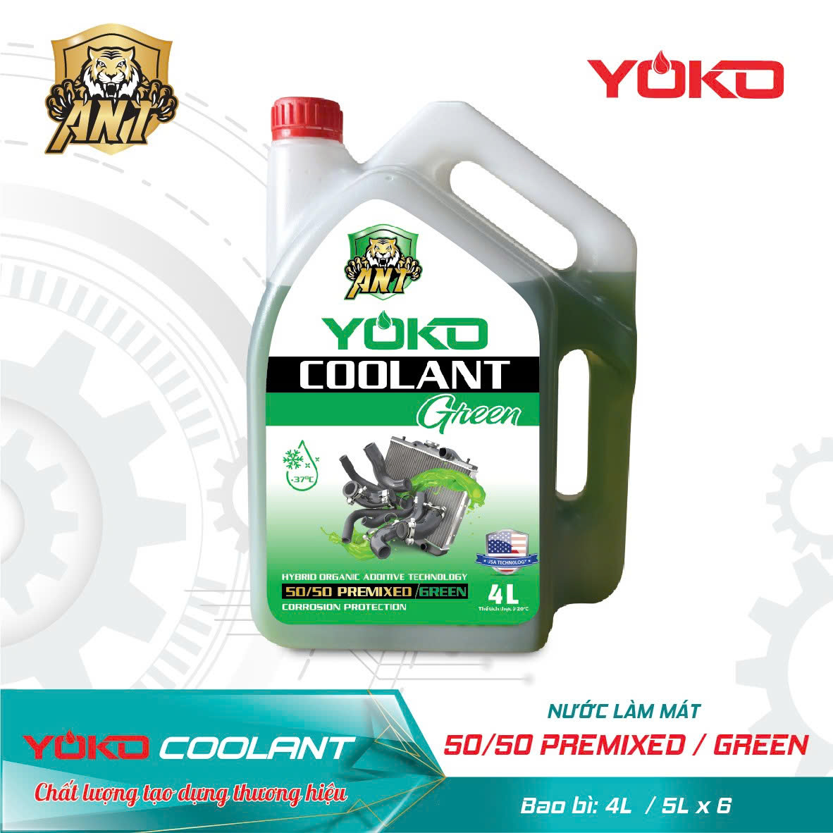 Nước làm mát ANT YOKO COOLANT GREEN